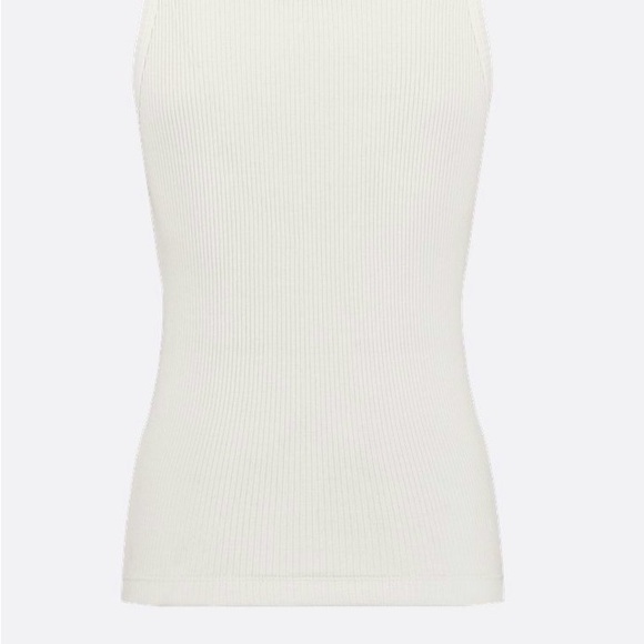 Dior Ivory Ribbed Tank Top - Picture 4 of 4